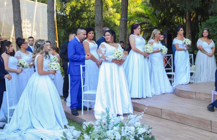 PREFEITURA DE ARUJÁ CELEBRA A UNIÃO DE 33 CASAIS EM 3ª EDIÇÃO DO CASAMENTO COMUNITÁRIO