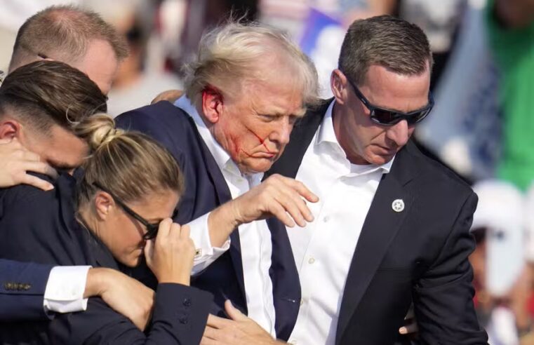 RESPONSÁVEL POR ATENTADO CONTRA TRUMP FOI IDENTIFICADO UMA HORA ANTES DE DISPARO