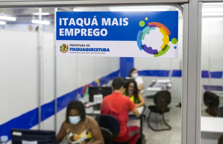 ITAQUÁ MAIS EMPREGO OFERECE MAIS DE 1.200 VAGAS PARA RESIDENTES DE ITAQUAQUECETUBA