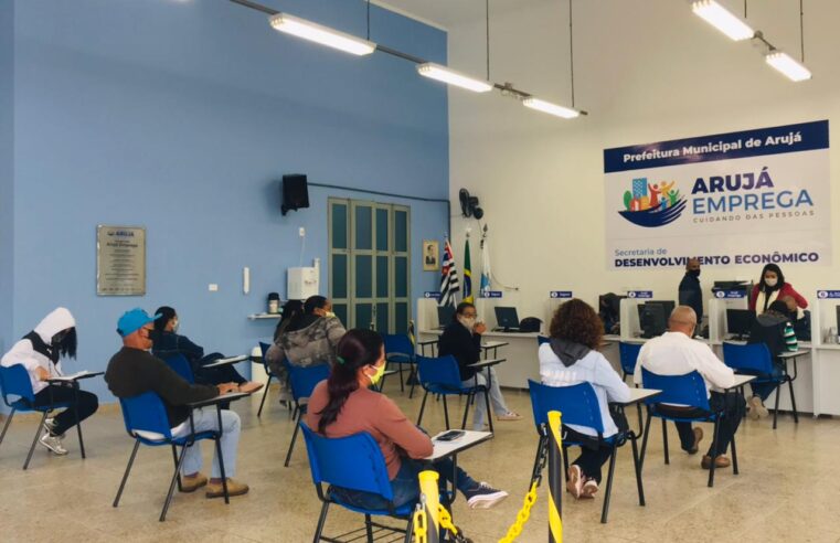 ARUJÁ ANUNCIA NOVAS VAGAS DE EMPREGO