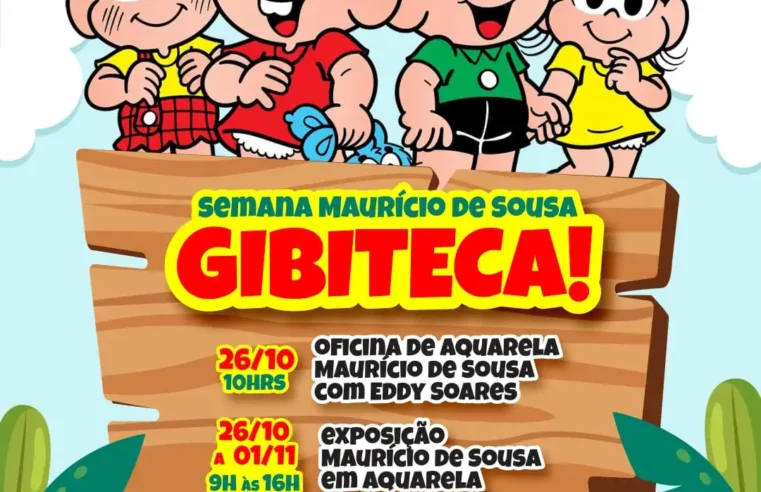 SEMANA MAURICIO DE SOUSA MOVIMENTA A GIBITECA DE SANTA ISABEL