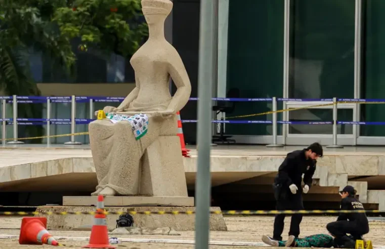 HOMEM LANÇA EXPLOSIVOS EM FRENTE AO STF E MORRE APÓS DETONAÇÃO