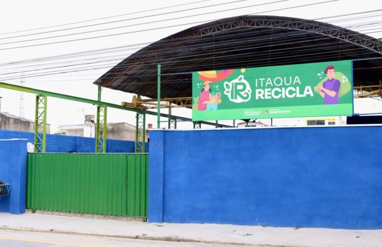 ITAQUAQUECETUBA INAUGURA COOPERATIVA DE RECICLAGEM E INICIA COLETA SELETIVA PORTA A PORTA