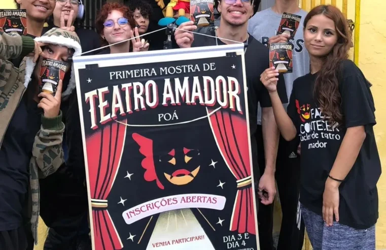 POÁ RECEBE A 1ª MOSTRA DE TEATRO AMADOR NOS DIAS 3 E 4 DE DEZEMBRO