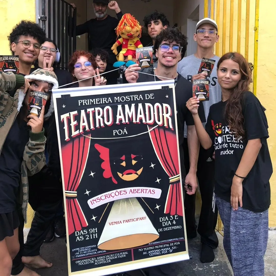 POÁ RECEBE A 1ª MOSTRA DE TEATRO AMADOR NOS DIAS 3 E 4 DE DEZEMBRO