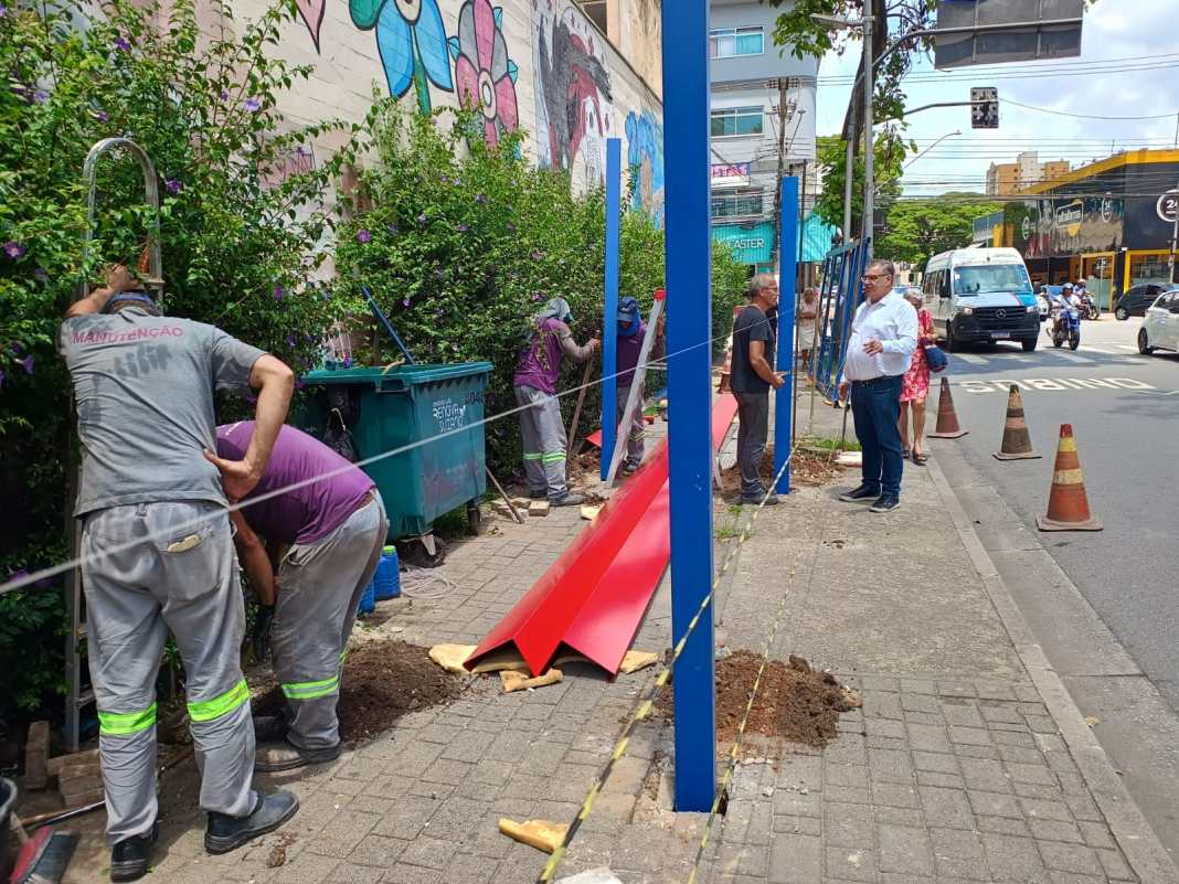 PARADA TIRADENTES EM SUZANO É AMPLIADA PARA MELHOR ATENDER PASSAGEIROS