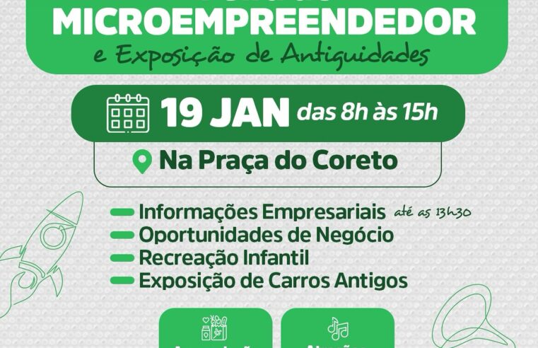 FEIRA DE MICROEMPREENDEDORES E ENCONTRO DE ANTIGUIDADES ACONTECEM EM ARUJÁ NESTE DOMINGO