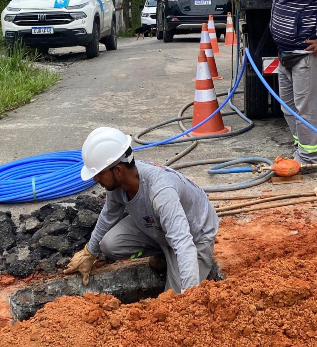 BAIRRO DO RETIRO, EM ARUJÁ, RECEBE REDE DE ÁGUA POTÁVEL E BENEFICIA 200 FAMÍLIAS