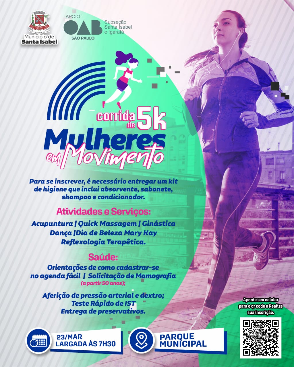 SANTA ISABEL REALIZA CORRIDA 5K EM COMEMORAÇÃO AO MÊS DAS MULHERES