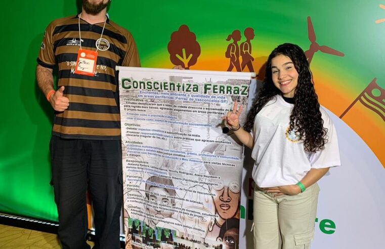 FERRAZ DE VASCONCELOS PARTICIPA DA CONFERÊNCIA NACIONAL INFANTOJUVENIL PELO MEIO AMBIENTE