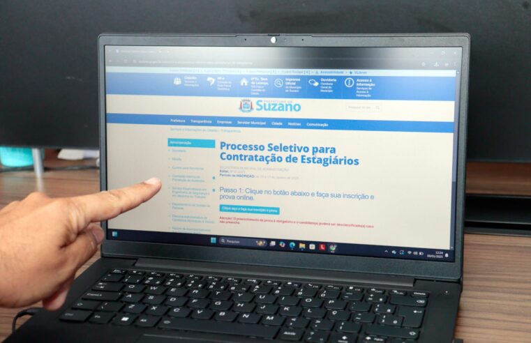 SUZANO ABRE INSCRIÇÕES PARA PROCESSO SELETIVO DE ESTÁGIO