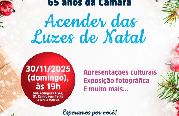 CÂMARA DE ARUJÁ CELEBRA 65 ANOS E ABRE O NATAL ILUMINADO COM ESPETÁCULO NO DIA 30