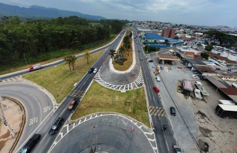NOVA ROTATÓRIA DO CORREDOR NORDESTE É LIBERADA PARA O TRÂNSITO EM MOGI DAS CRUZES