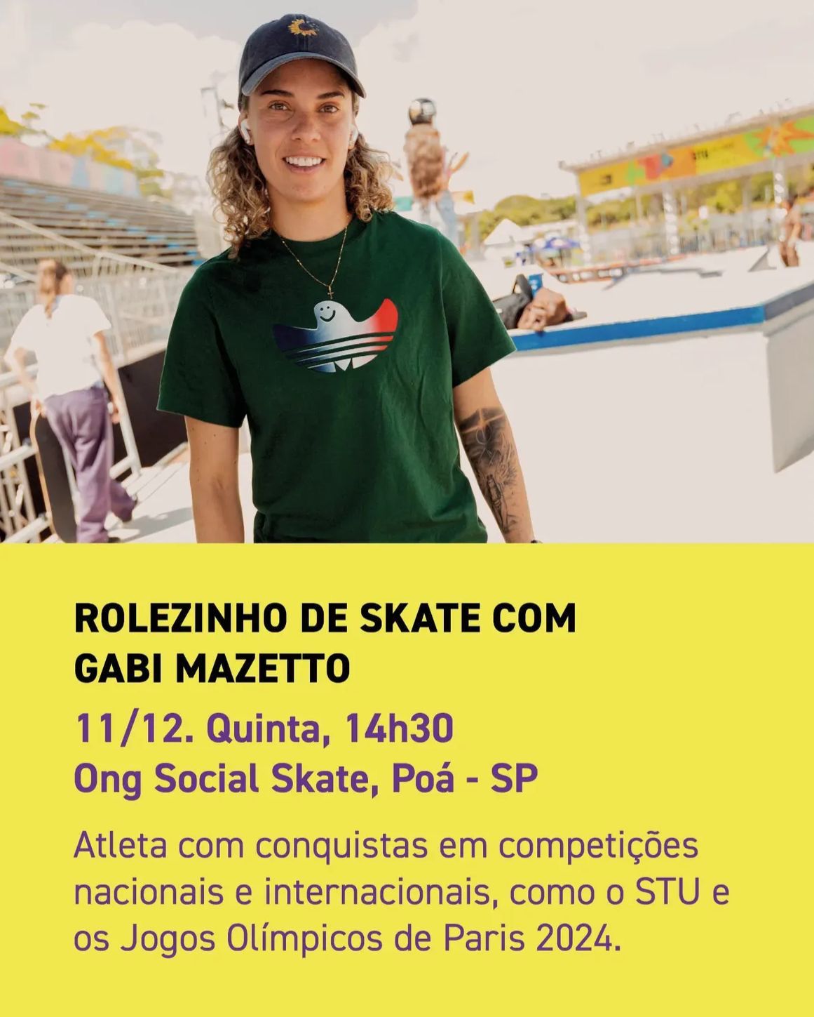 POÁ RECEBE CIRCUITO ESPORTIVO DO SESC COM ATLETAS DO SKATE NACIONAL