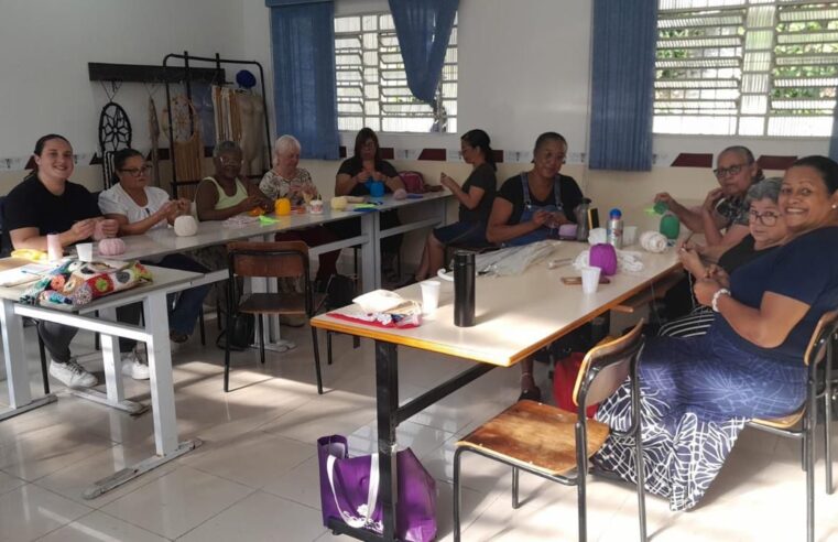 OFICINAS GRATUITAS DE ARTESANATO SEGUEM COM VAGAS ABERTAS EM FERRAZ