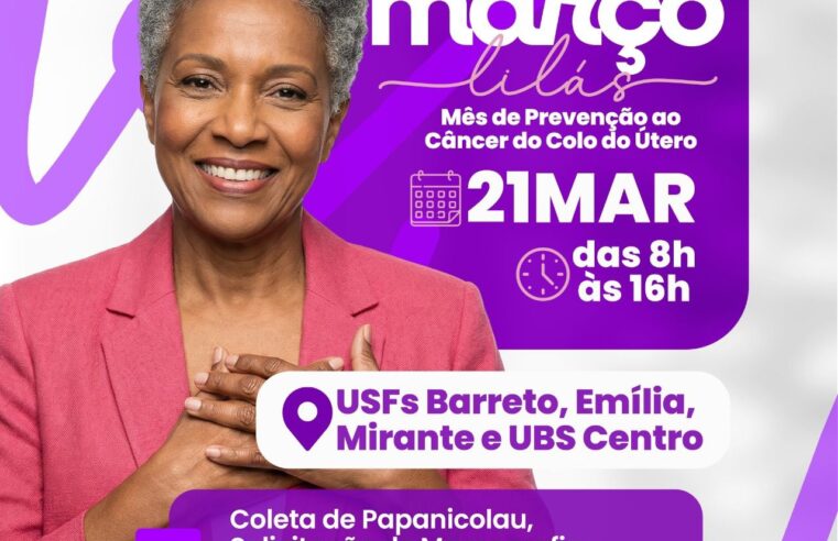 ARUJÁ REALIZA CAMPANHA DE SAÚDE DA MULHER NESTE SÁBADO