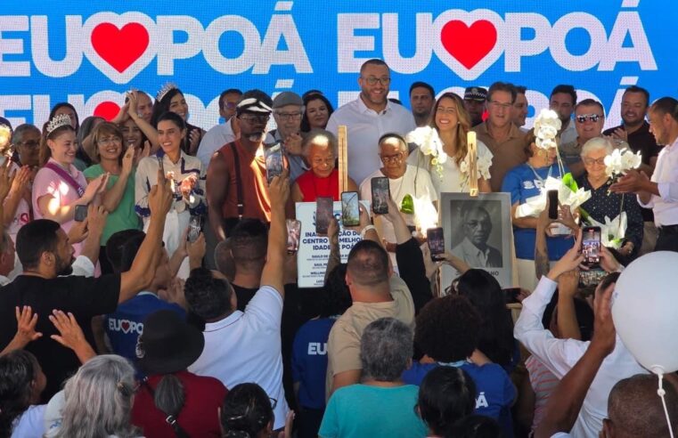 POÁ INAUGURA NOVO CENTRO DA MELHOR IDADE COM ESTRUTURA COMPLETA