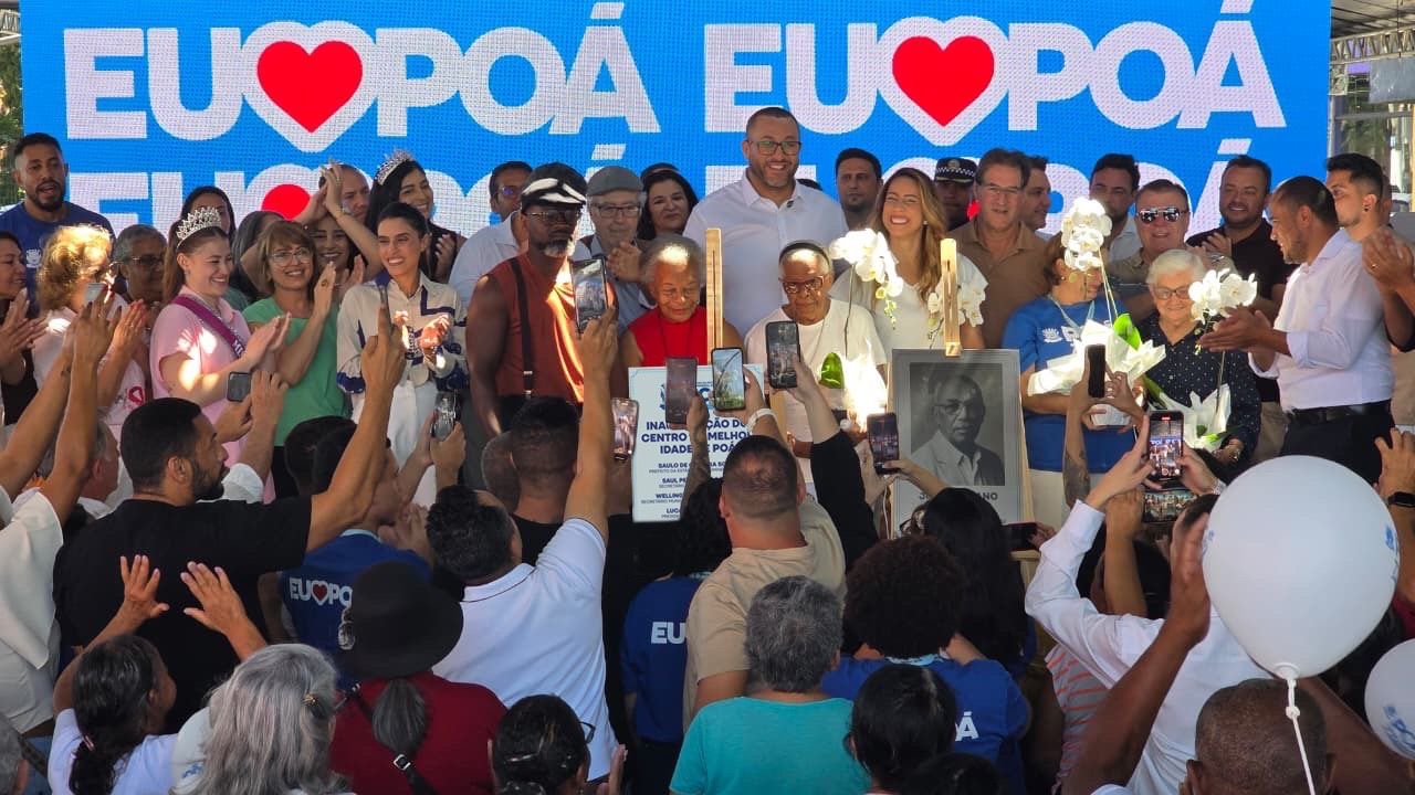 POÁ INAUGURA NOVO CENTRO DA MELHOR IDADE COM ESTRUTURA COMPLETA