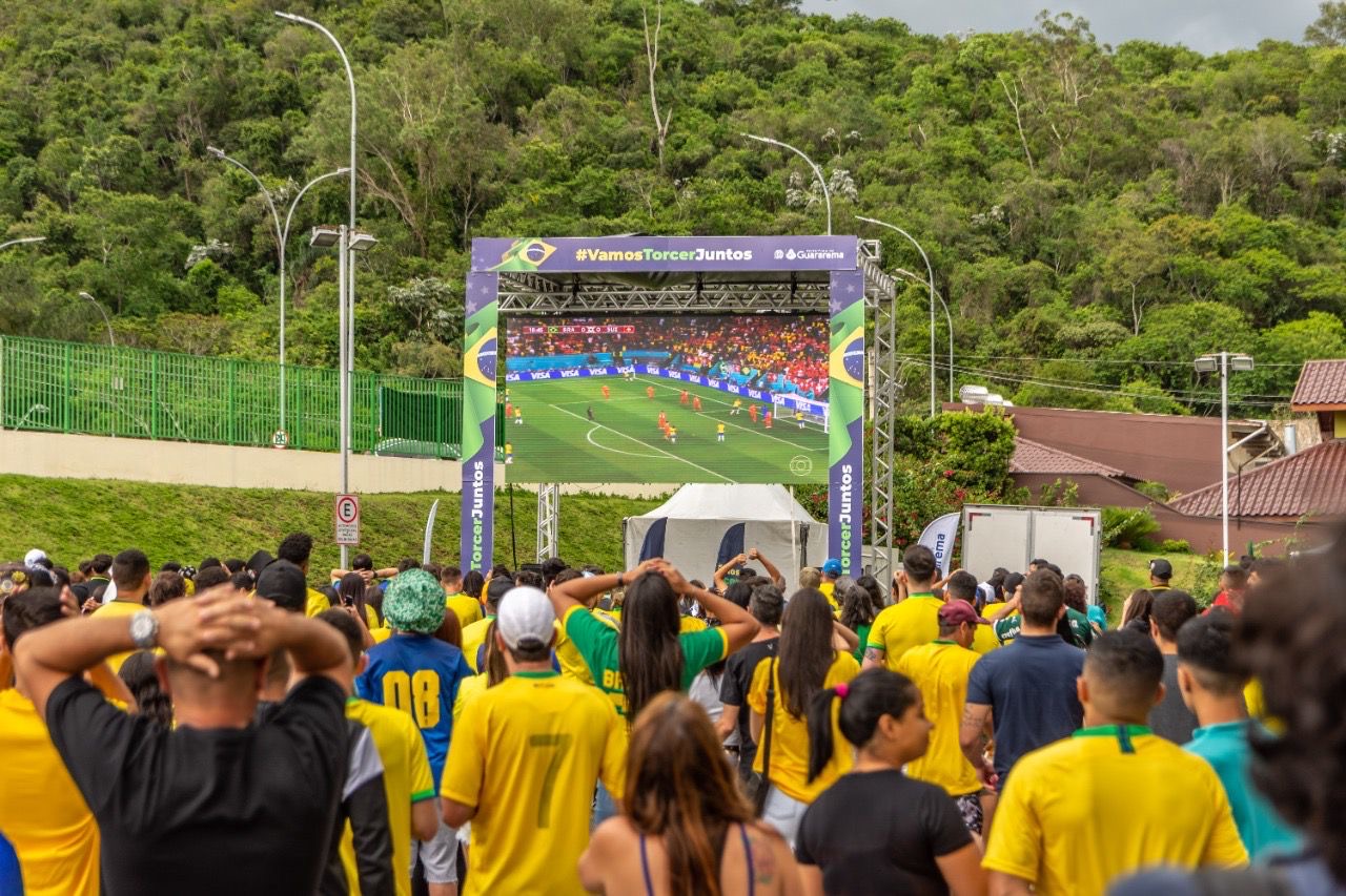 GUARAREMA TERÁ TELÃO PARA TRANSMISSÃO DOS JOGOS DO BRASIL NA COPA
