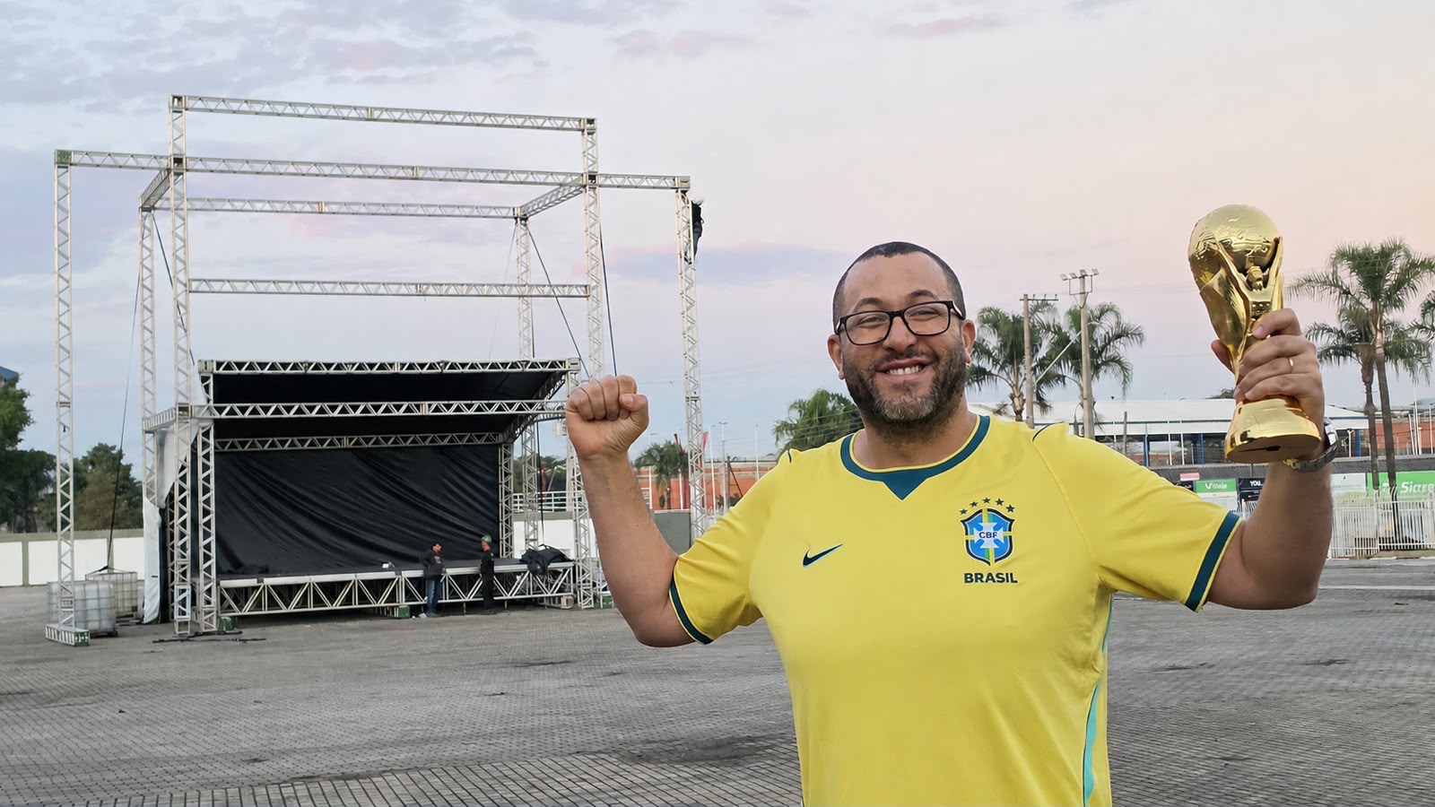 POÁ TERÁ TELÃO GIGANTE PARA TRANSMITIR OS JOGOS DO BRASIL NA COPA DO MUNDO