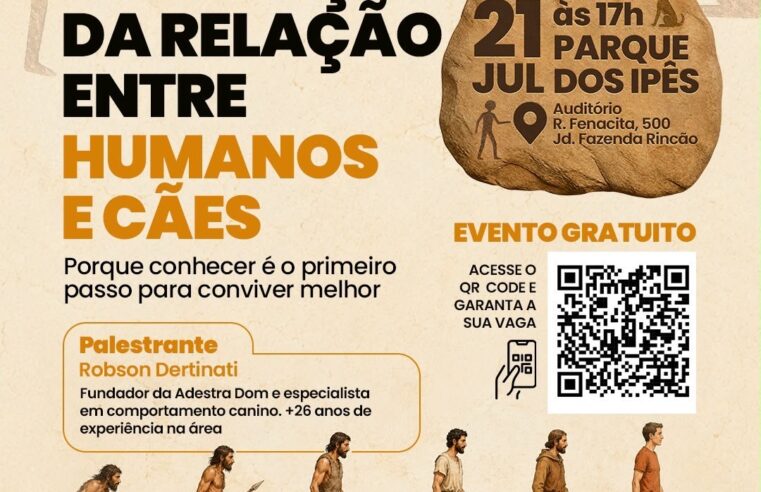 ARUJÁ PROMOVE SEMINÁRIO GRATUITO SOBRE BEM-ESTAR ANIMAL