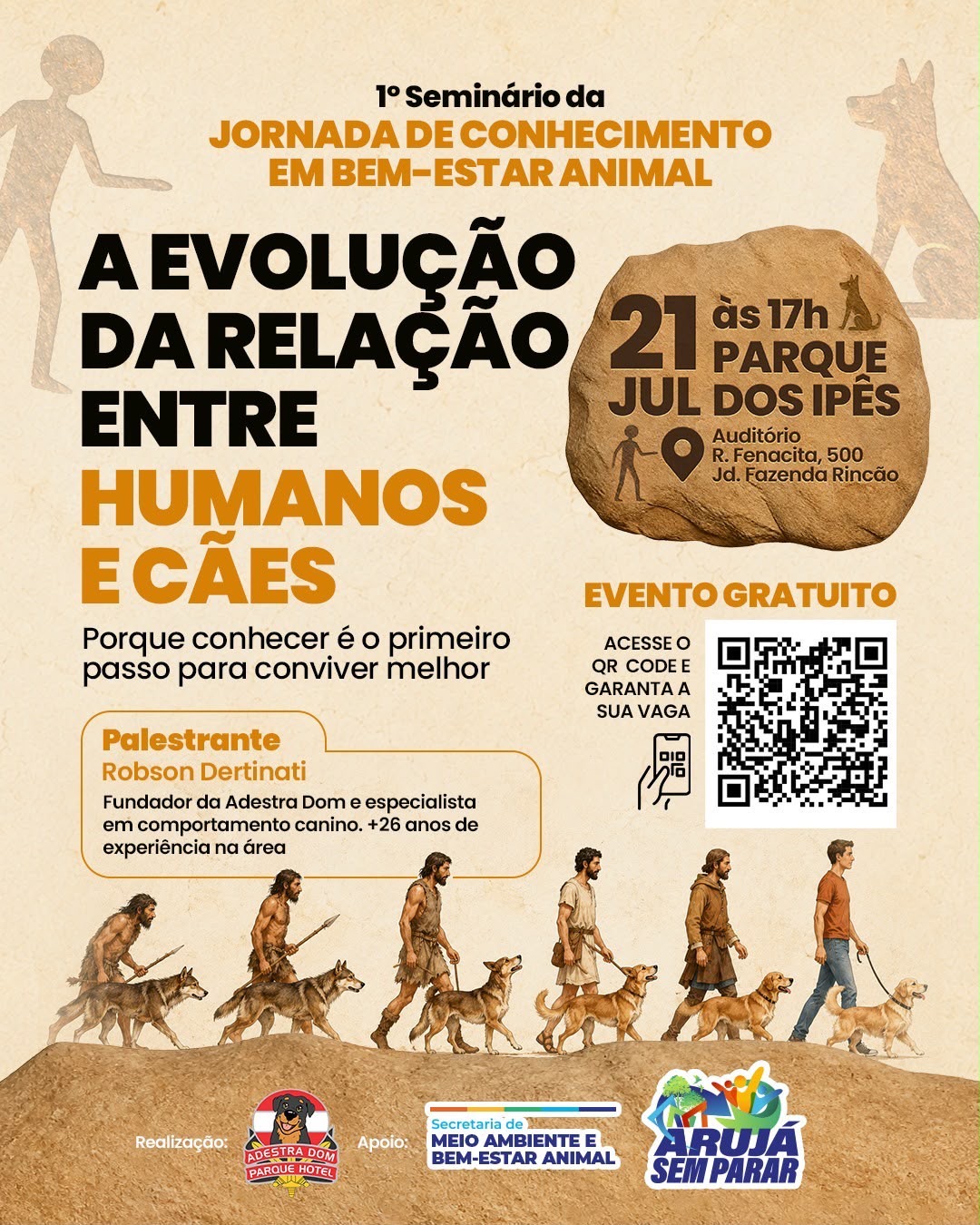 ARUJÁ PROMOVE SEMINÁRIO GRATUITO SOBRE BEM-ESTAR ANIMAL