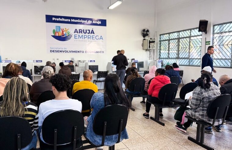 ARUJÁ EMPREGA OFERECE 118 VAGAS DE TRABALHO PARA A REGIÃO