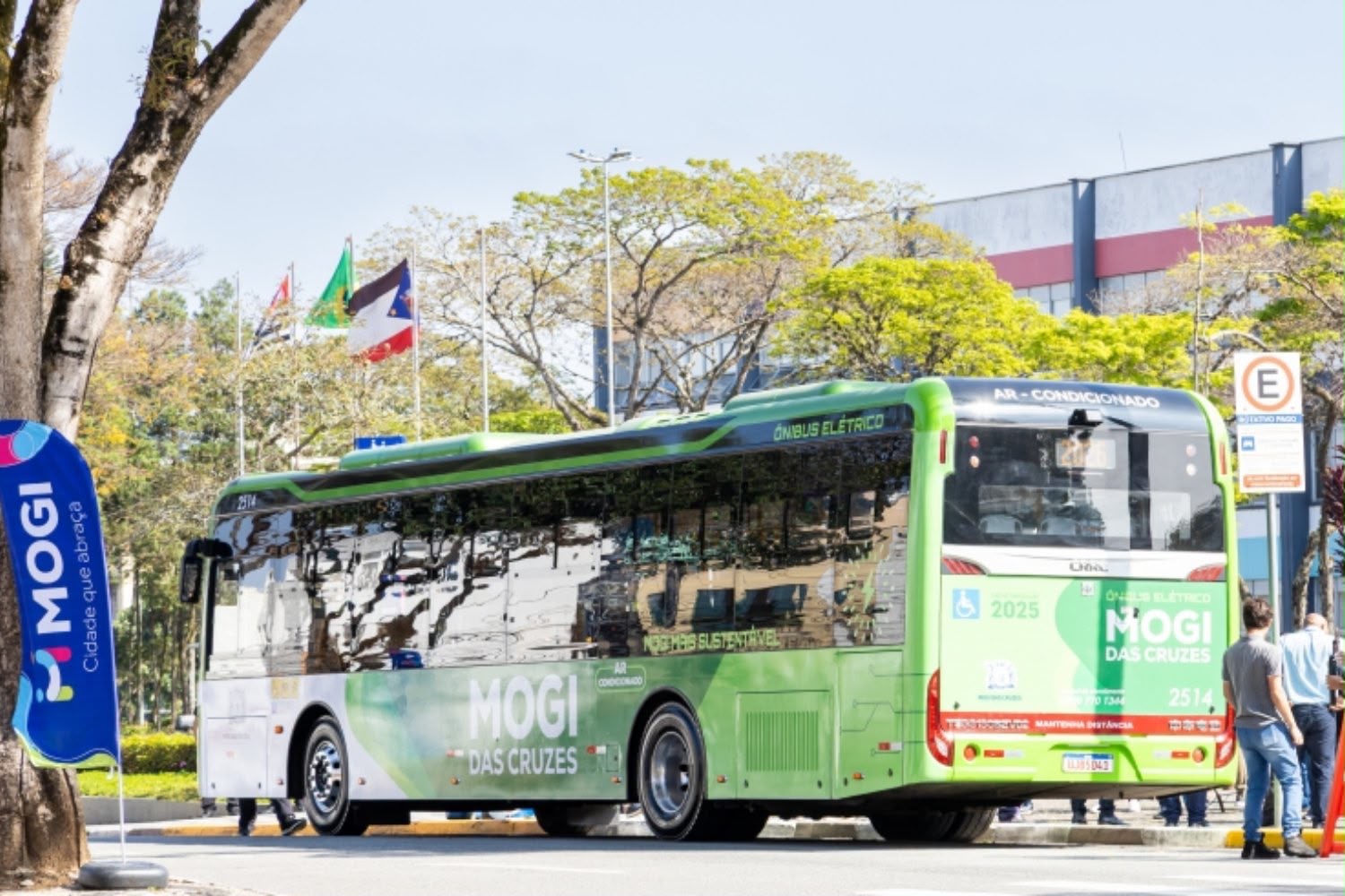 MOGI DAS CRUZES APRESENTA PRIMEIRO ÔNIBUS ELÉTRICO DA CIDADE